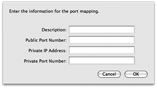 Port Mapping Settings